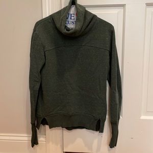 ALO Yoga hunter green cowl neck sweatshirt